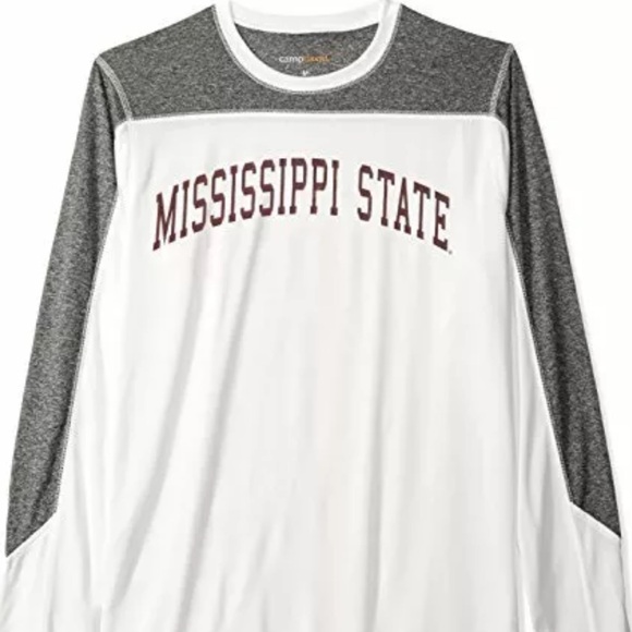 NWT [Camp David] Mississippi State Long-Sleeve Performance Wear Shirt Men’s Sz M - Picture 2 of 10